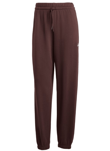 adidas Essentials Small Logo French Terry Cuffed Women's Pants Brown JX3864 - IFY Sports
