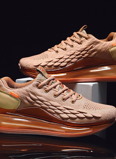 Full Palm Air Cushion Men's Mesh Non-slip Shock Absorption Shoes