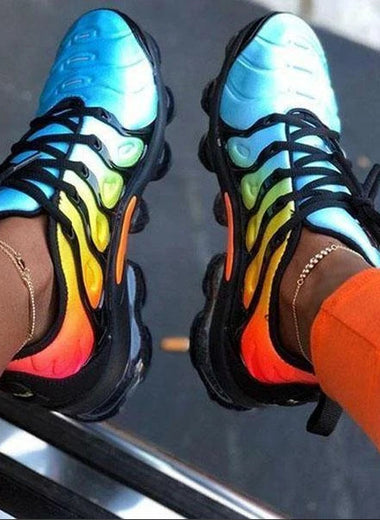 Soft Sole Transparent Sneakers Women's Baseball Single Shoes Running Shoes