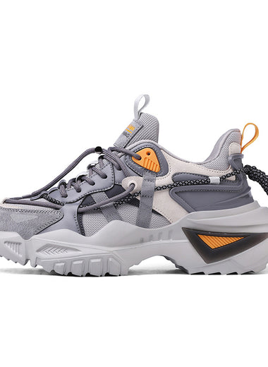 Men's Platform Sneakers Spring To Increase Fashionable Streetwear Shoes