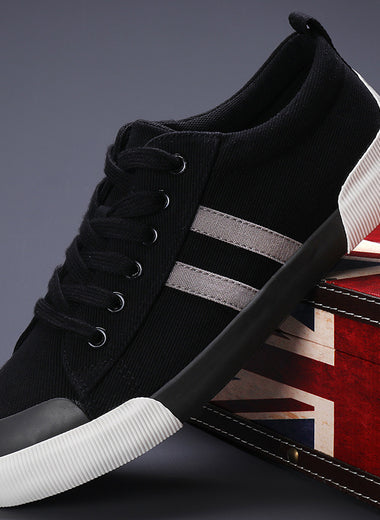 Men's Canvas Shoes Lightweight Breathable All-match Low Top