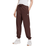 adidas Essentials Small Logo French Terry Cuffed Women's Pants Brown JX3864 - IFY Sports