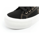 Lee Cooper women's sneakers platform black with gold - IFY Sports
