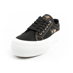 Lee Cooper women's sneakers platform black with gold - IFY Sports